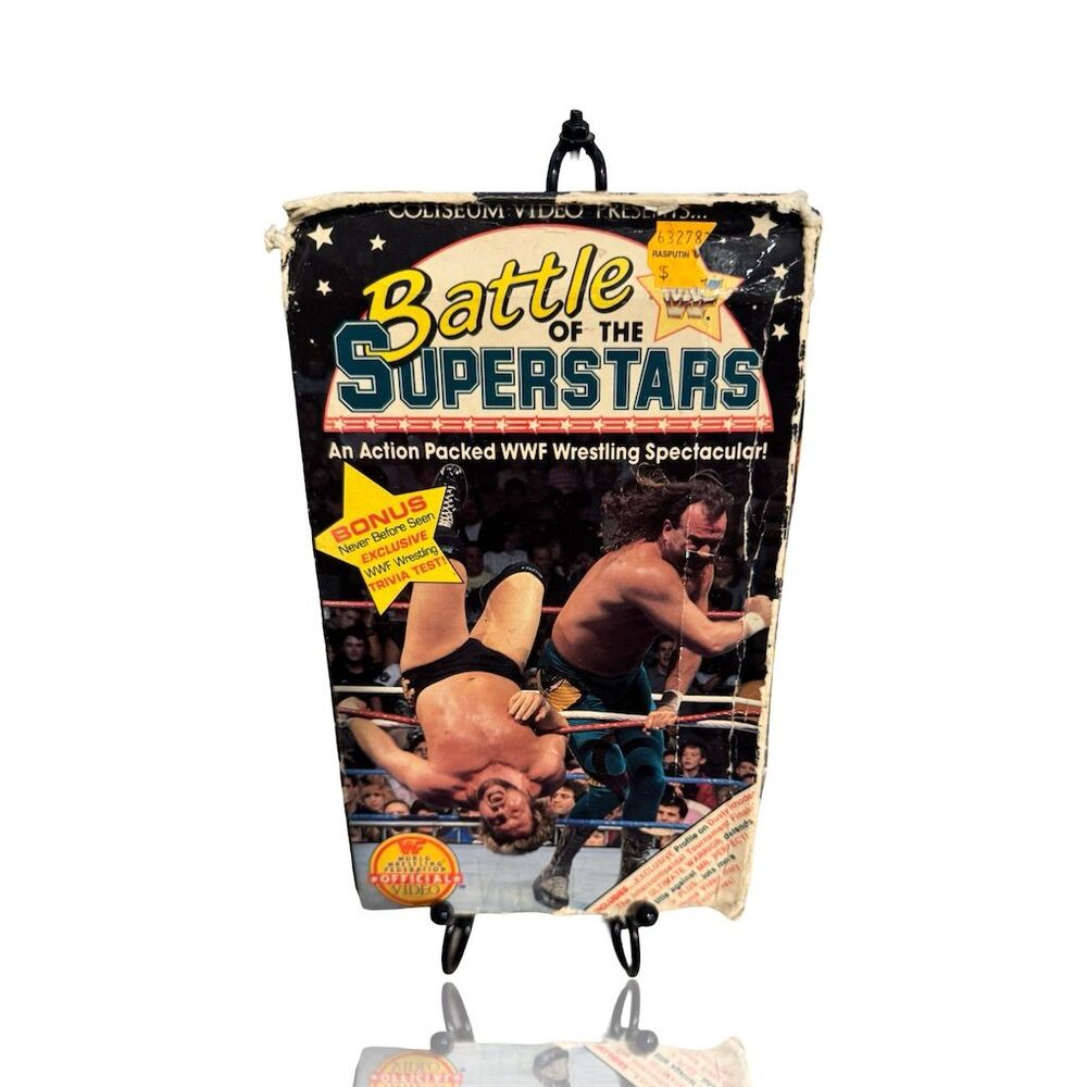 WWF Battle of the Superstars VHS 1990 Dusty Rhodes Jake Roberts